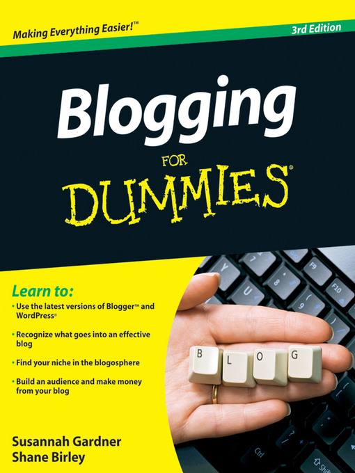 Title details for Blogging For Dummies by Susannah Gardner - Wait list